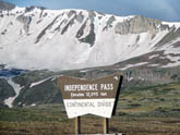 Colorado, cycling, bicycle touring, bicycle, Independence Pass, Aspen, Twin Lakes, Leadville