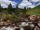 Colorado, cycling, bicycle touring, bicycle, Vail Pass, Vail, Copper Mountain, Ten Mile Trail, Shrine Pass